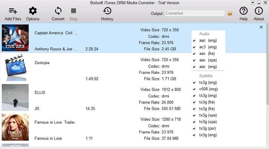 Boilsoft Video Converter - Video Converter Software - 65 PC
